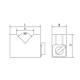 Magnet V-blok 70x40x50 mm med on/off funktion (2 stk)